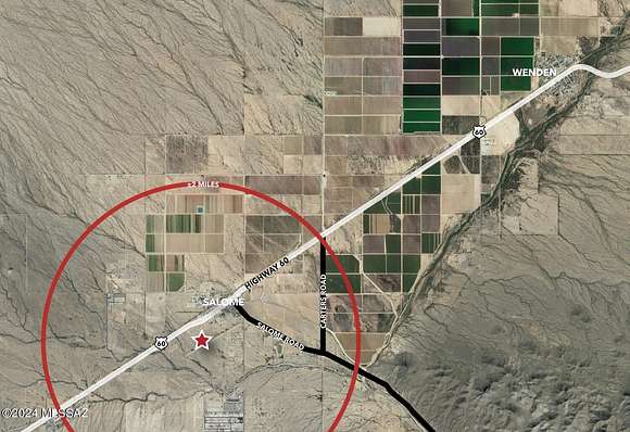 234 Acres of Mixed-Use Land for Sale in Salome, Arizona