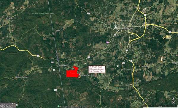94 Acres of Recreational Land for Sale in Cedartown, Georgia