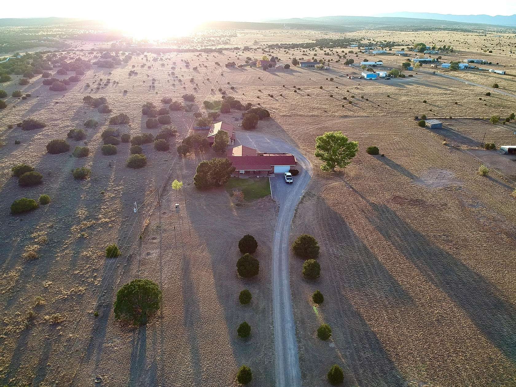 5.08 Acres of Residential Land with Home for Sale in Edgewood, New Mexico