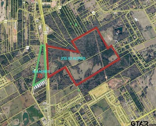 235.62 Acres of Land with Home for Sale in Bullard, Texas