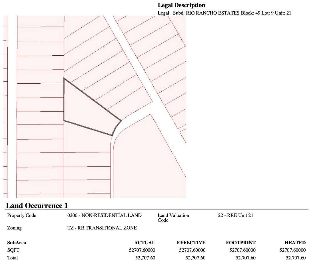 1.21 Acres of Land for Sale in Rio Rancho, New Mexico