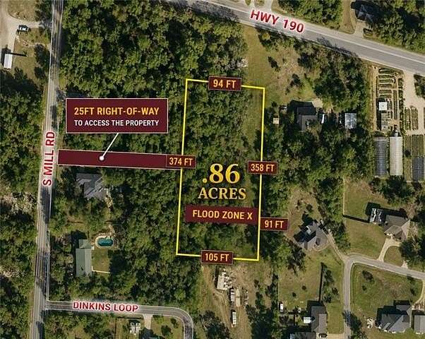0.86 Acres of Residential Land for Sale in Lacombe, Louisiana