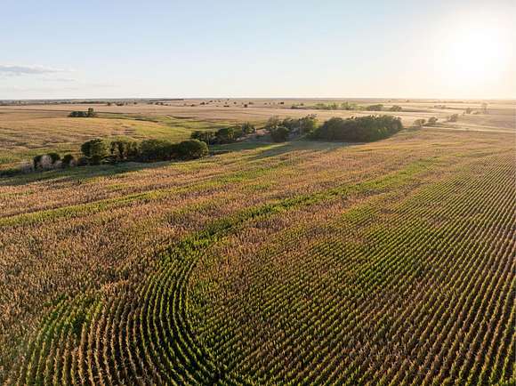 154 Acres of Recreational Land & Farm for Sale in Jewell, Kansas