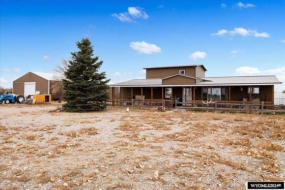 11.3 Acres of Land with Home for Sale in Torrington, Wyoming