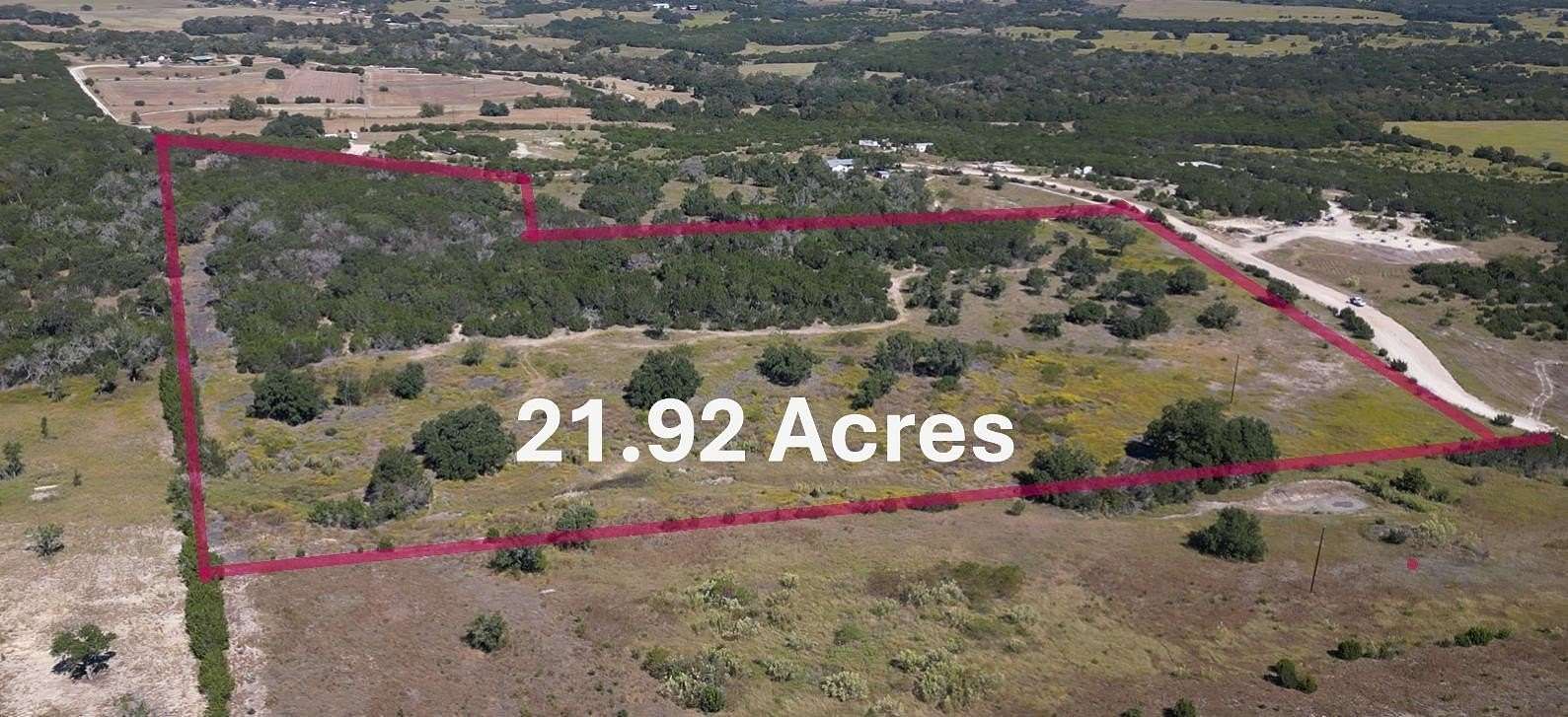 21.92 Acres of Land for Sale in Burnet, Texas