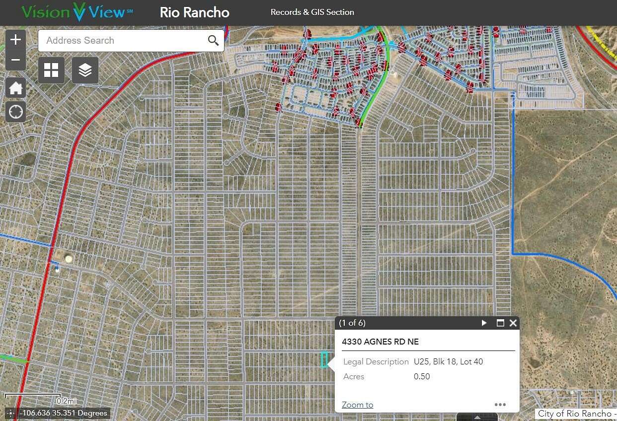 0.5 Acres of Land for Sale in Rio Rancho, New Mexico