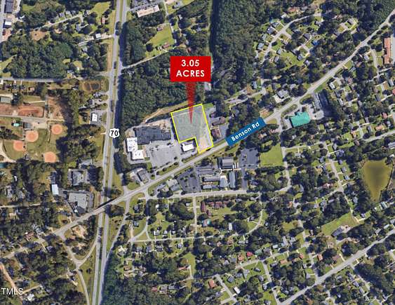 3.05 Acres of Commercial Land for Sale in Garner, North Carolina