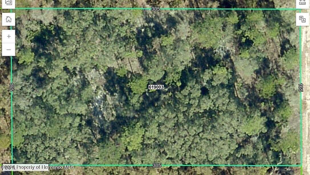 1.16 Acres of Residential Land for Sale in Weeki Wachee, Florida