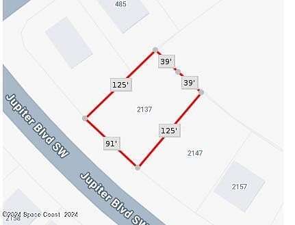 0.24 Acres of Residential Land for Sale in Palm Bay, Florida