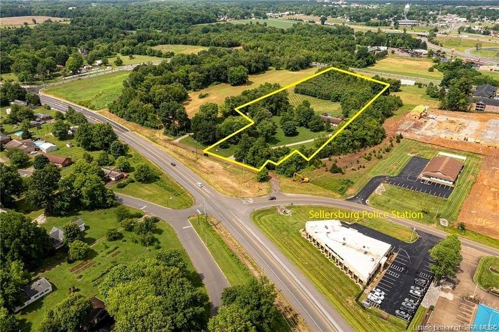 6.56 Acres of Improved Commercial Land for Sale in Sellersburg, Indiana