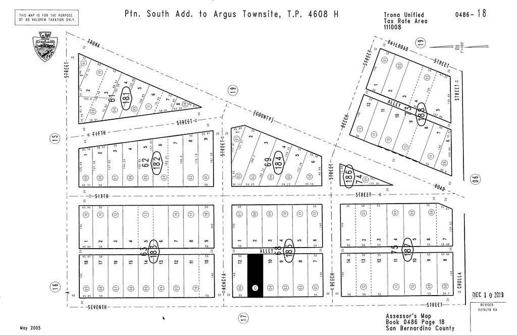 0.161 Acres of Land for Sale in Trona, California