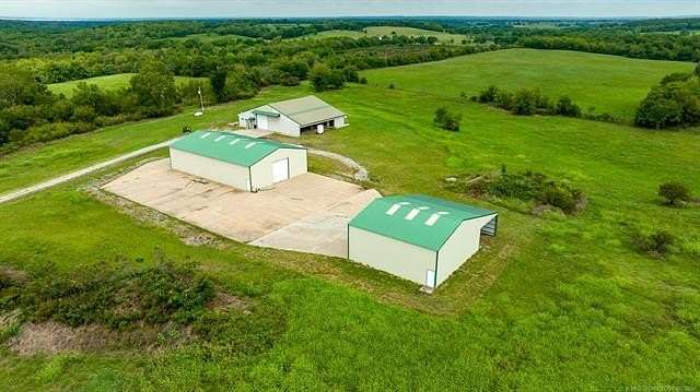 80 Acres of Land with Home for Sale in Chelsea, Oklahoma