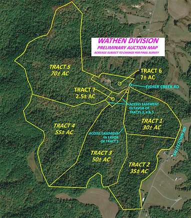 250 Acres of Recreational Land & Farm for Auction in Lebanon, Kentucky