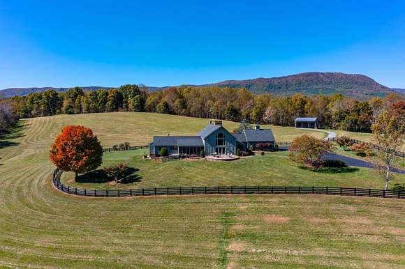 79.95 Acres of Agricultural Land with Home for Sale in Lexington, Virginia