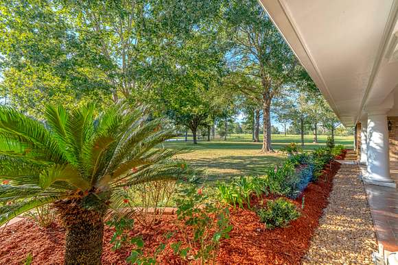 Left side from front porch overlooking front lawn.