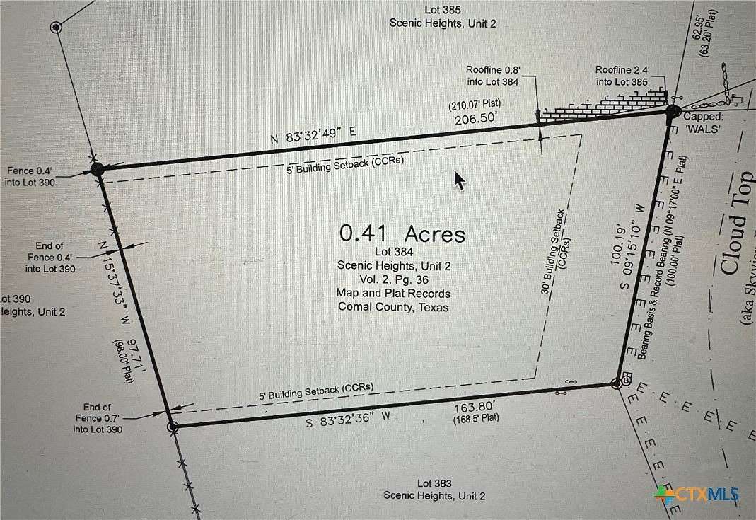 0.43 Acres of Residential Land for Sale in Canyon Lake, Texas