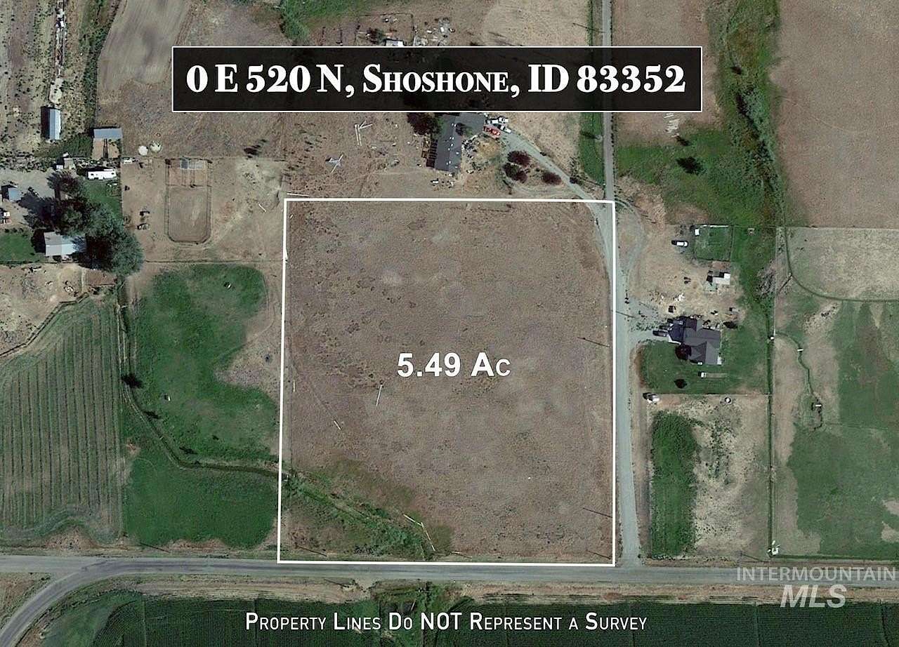 5.487 Acres of Land for Sale in Shoshone, Idaho