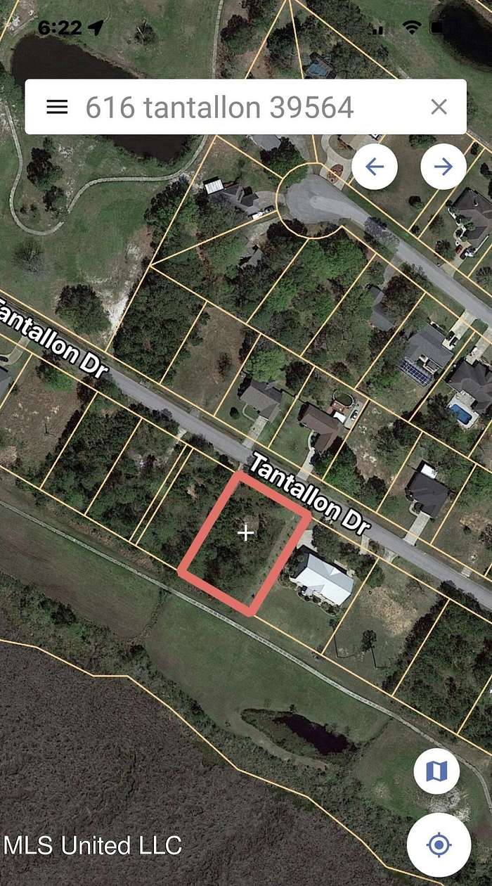 0.53 Acres of Residential Land for Sale in Ocean Springs, Mississippi