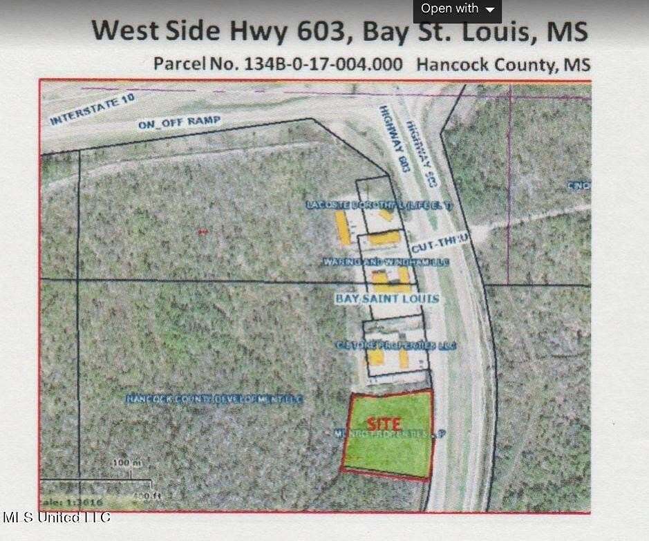 2 Acres of Commercial Land for Sale in Bay St. Louis, Mississippi