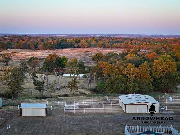 120 Acres of Land with Home for Sale in Chandler, Oklahoma