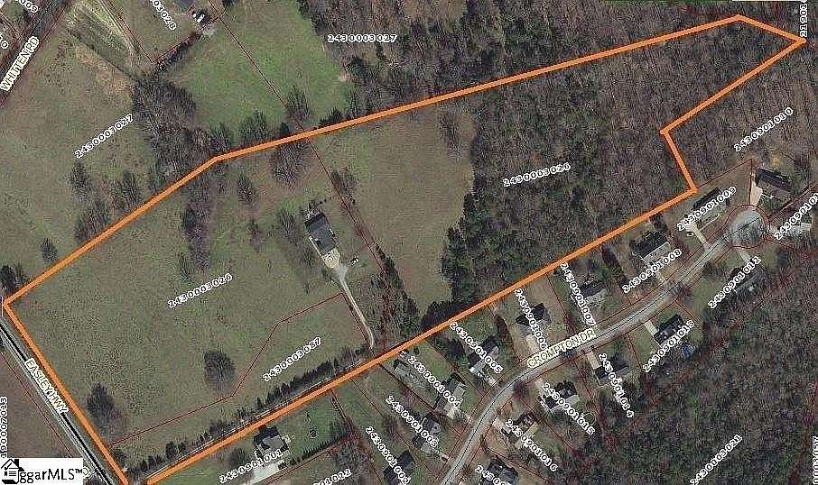 18.72 Acres of Land for Sale in Pelzer, South Carolina