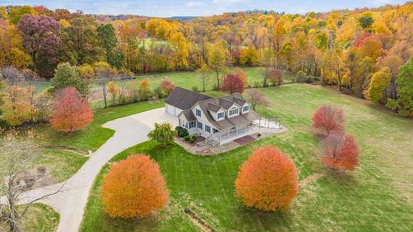 12.12 Acres of Land with Home for Sale in Glenford, Ohio