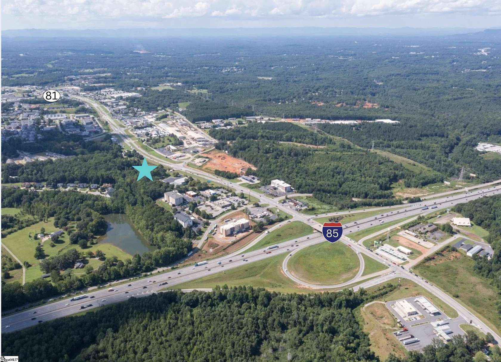 2.7 Acres of Commercial Land for Sale in Piedmont, South Carolina