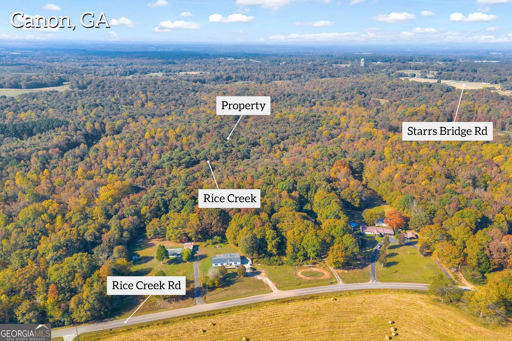 131 Acres of Land for Sale in Canon, Georgia