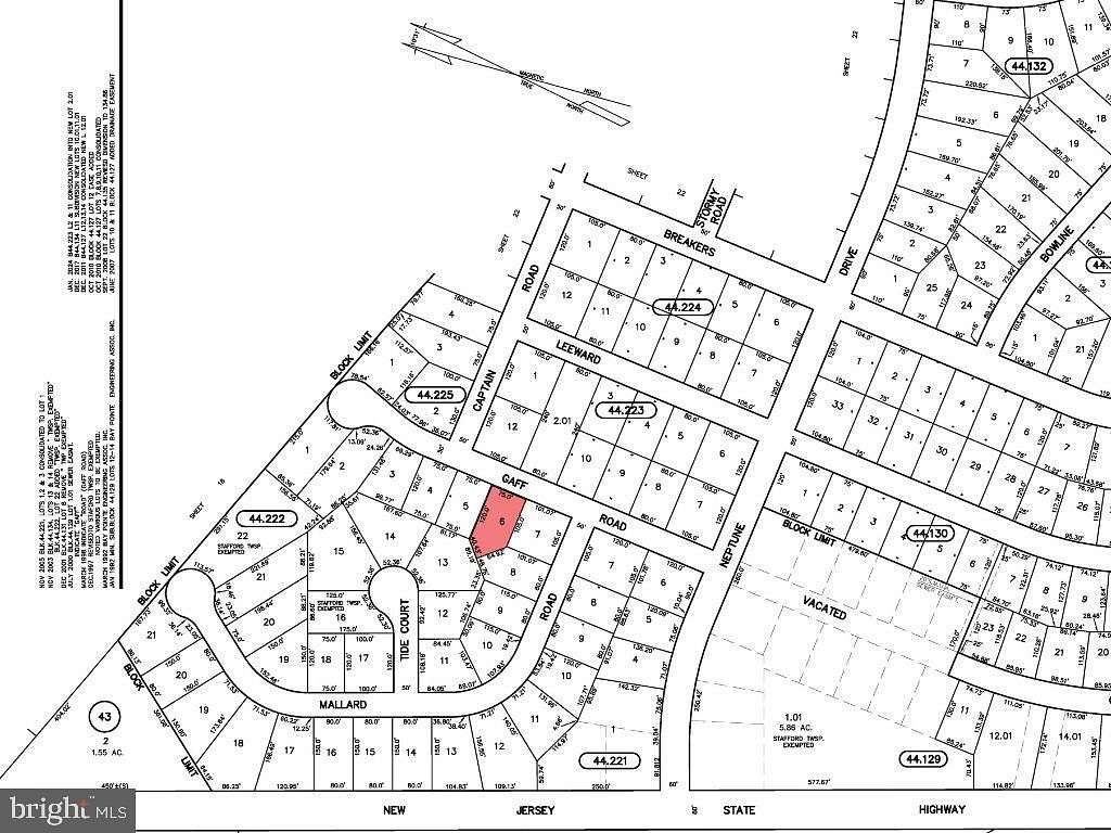 0.224 Acres of Land for Sale in Manahawkin, New Jersey