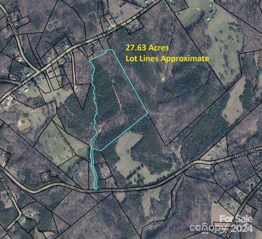 27.63 Acres of Recreational Land for Sale in Blacksburg, South Carolina