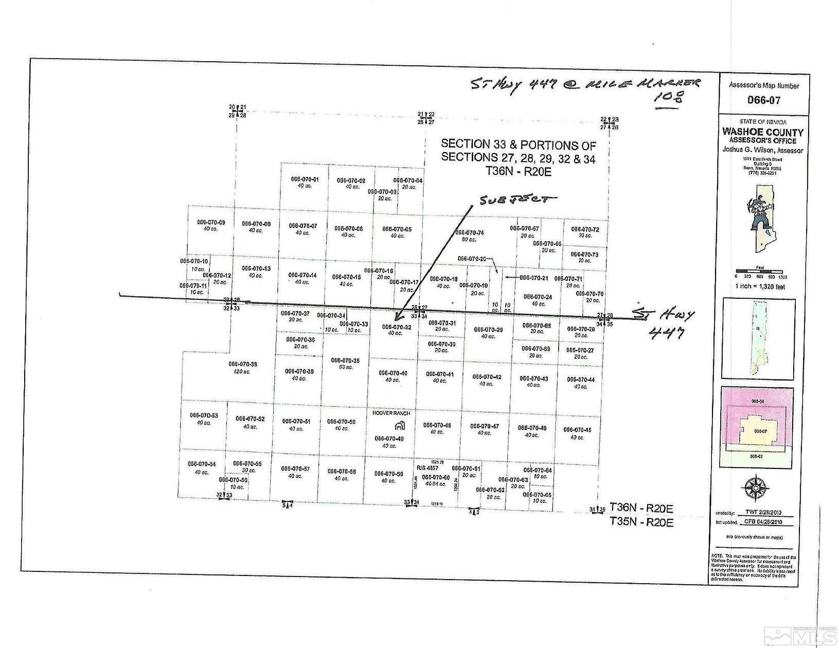 40 Acres of Land for Sale in Gerlach, Nevada