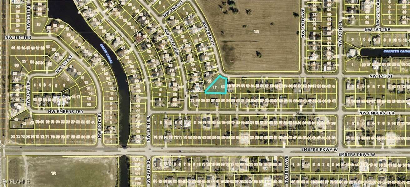 0.382 Acres of Residential Land for Sale in Cape Coral, Florida