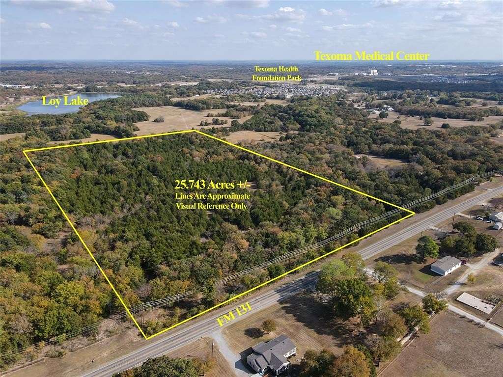 25.742 Acres of Land for Sale in Denison, Texas