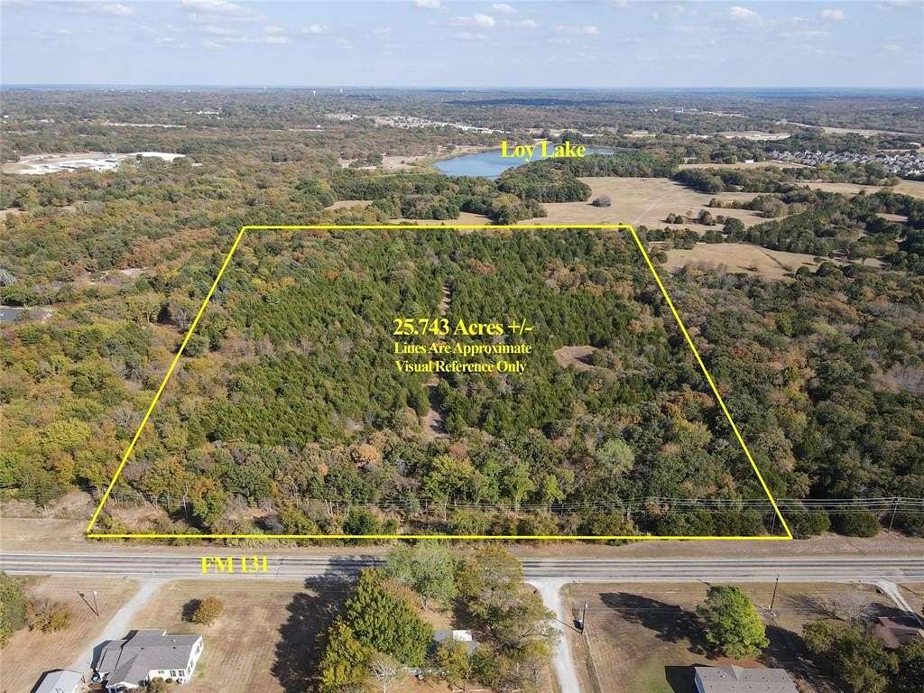 25.742 Acres of Land for Sale in Denison, Texas