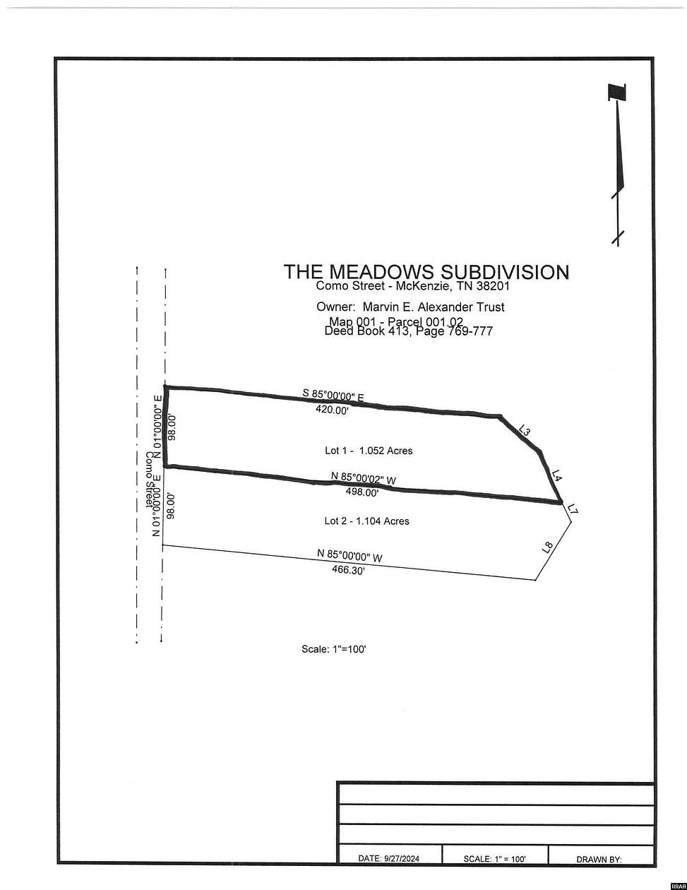 1.05 Acres of Residential Land for Sale in McKenzie, Tennessee