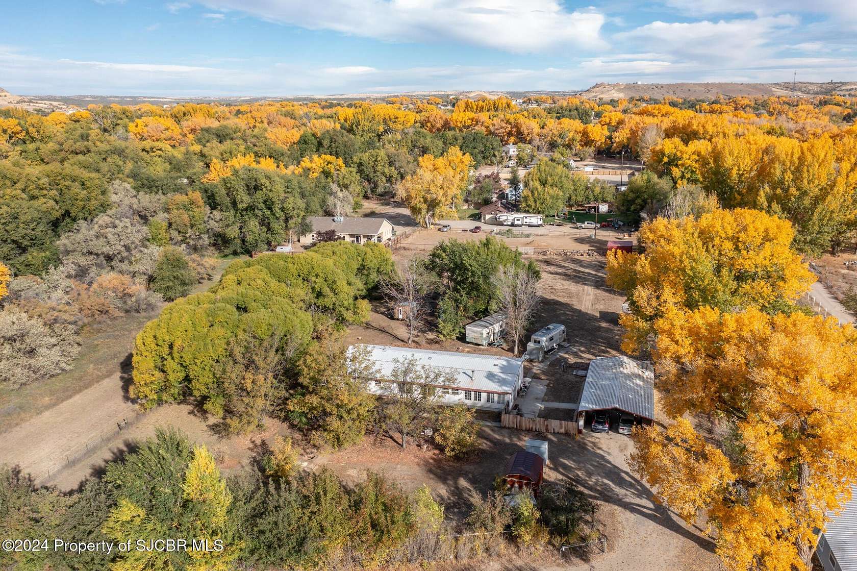 2.01 Acres of Residential Land with Home for Sale in Flora Vista, New Mexico