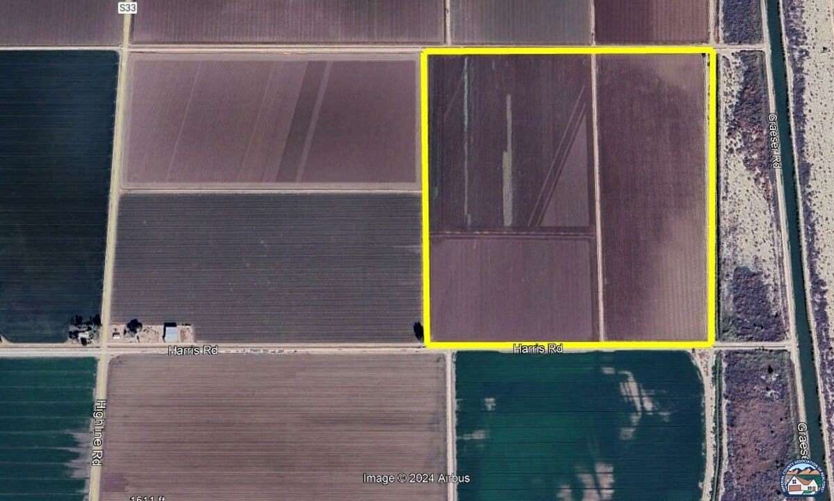 137.25 Acres of Agricultural Land for Sale in Holtville, California