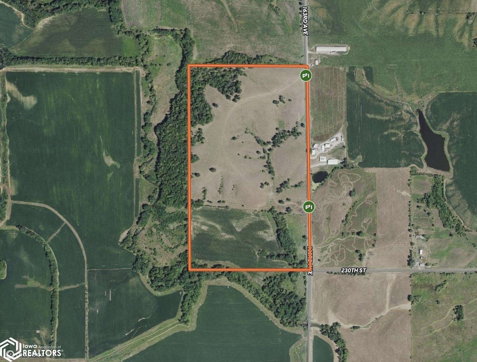 91 Acres of Recreational Land & Farm for Sale in Delta, Iowa