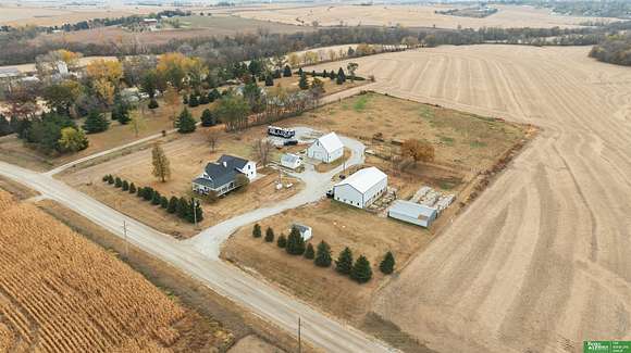 5 Acres of Residential Land with Home for Sale in Springfield, Nebraska