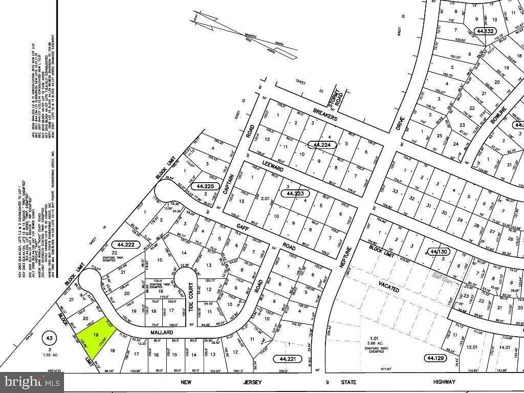 0.361 Acres of Land for Sale in Manahawkin, New Jersey