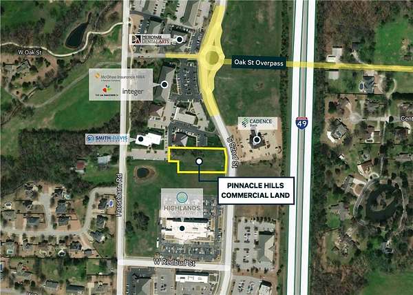 1.38 Acres of Commercial Land for Sale in Rogers, Arkansas