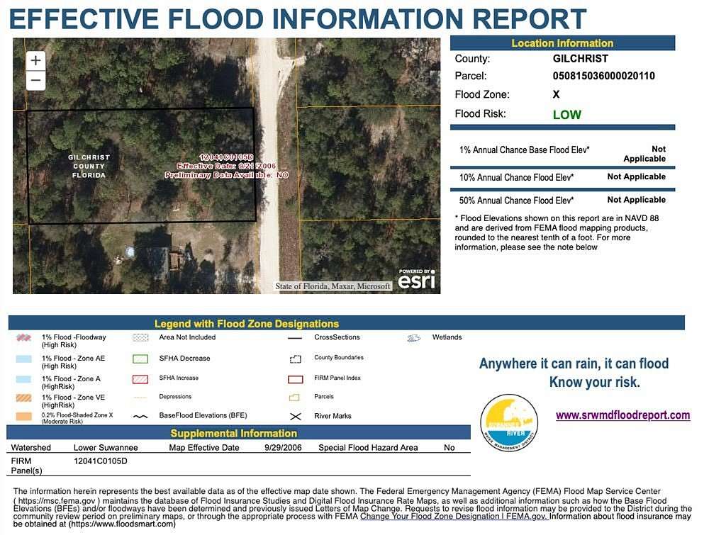 1.03 Acres of Residential Land for Sale in Bell, Florida