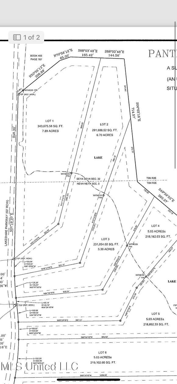 6.7 Acres of Land for Sale in Canton, Mississippi