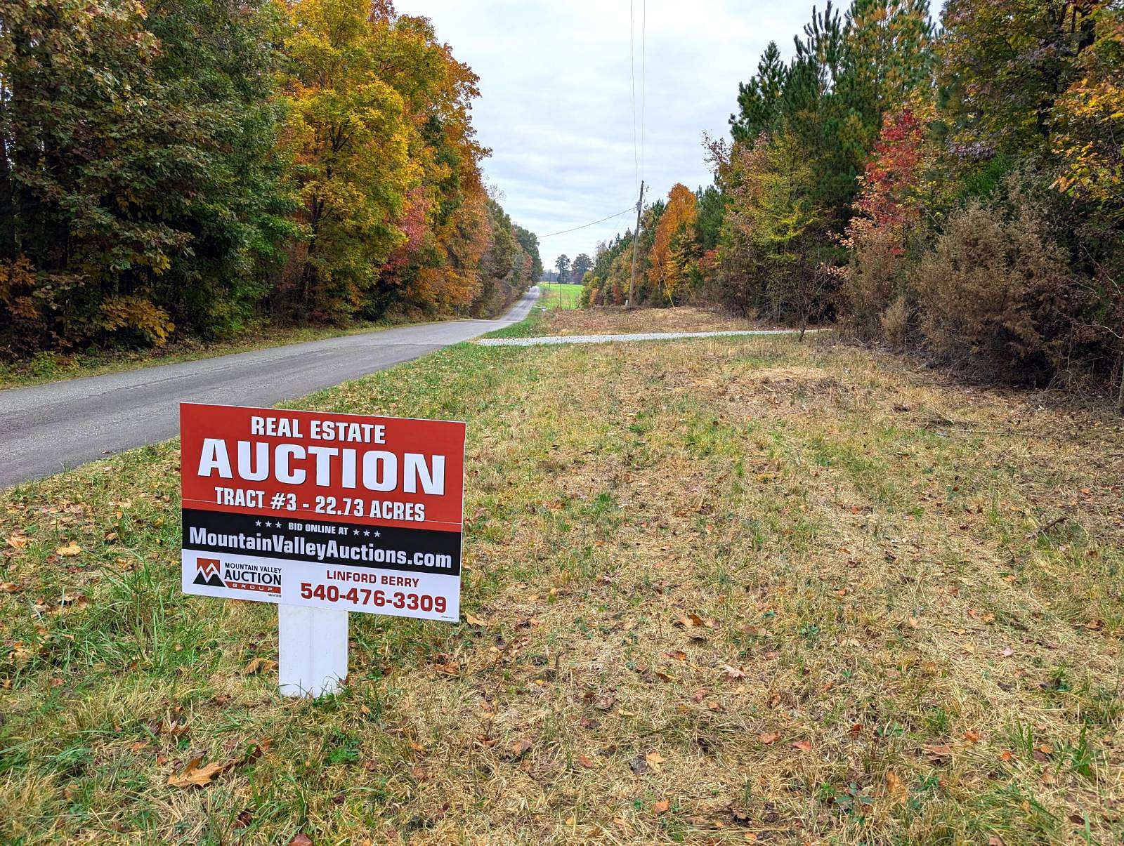 89.62 Acres of Land for Auction in Nathalie, Virginia