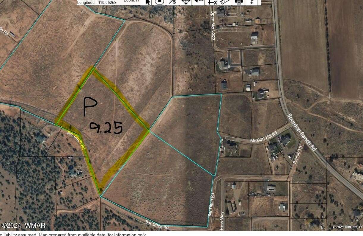 9.25 Acres of Land for Sale in Taylor, Arizona