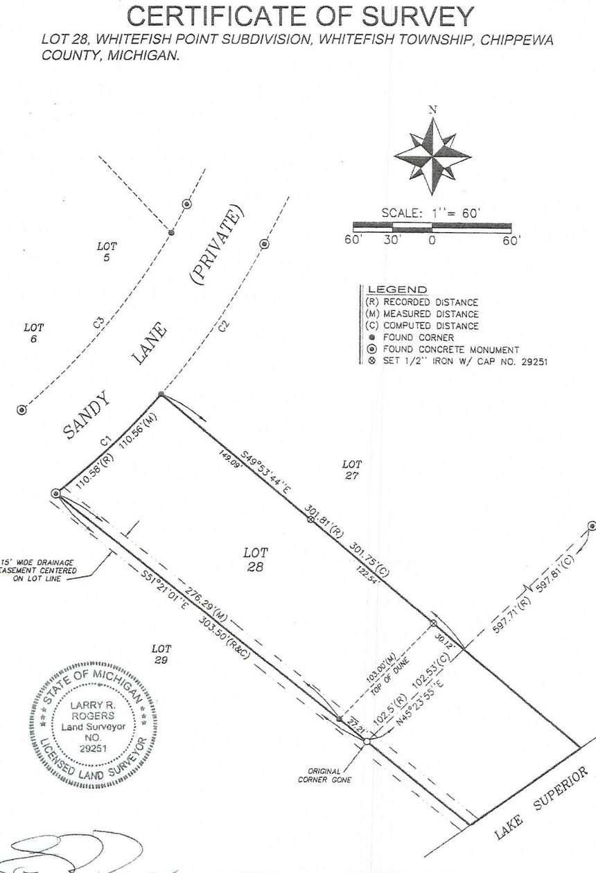 0.74 Acres of Residential Land for Sale in Paradise, Michigan