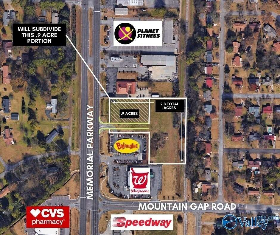 2.93 Acres of Land for Sale in Huntsville, Alabama