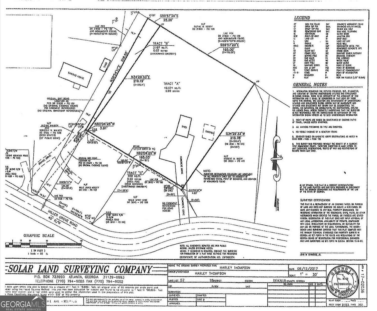 0.7 Acres of Residential Land for Sale in Lithonia, Georgia