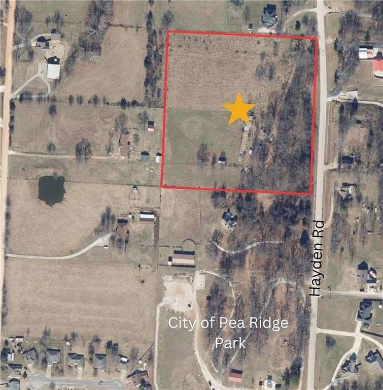 9.58 Acres of Residential Land for Sale in Pea Ridge, Arkansas