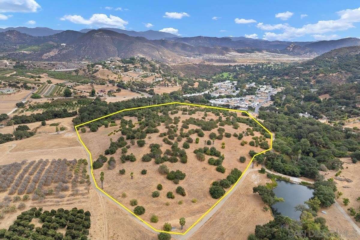 26.4 Acres of Land for Sale in Fallbrook, California